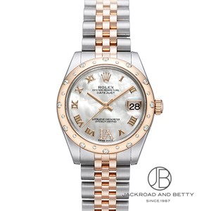 date just自動巻き時計 シルバー/ローズゴールド ロレックス デイトジャスト 31 ウォッチ：オイスタースチール