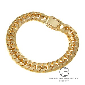 K18 6面 ダブル 50g 20cm ブレスレット 造幣局刻印有り[] Kihei