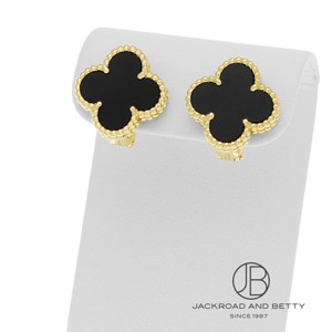 クラッシュピアス　マラカイトアルハンブラ　専用 Van Cleef & Arpels] アルハンブラ マラカイト＆ダイヤモンド