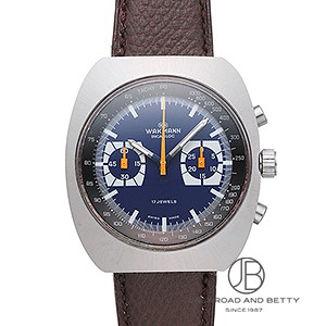 美品◎WAKMANN ワックマン　ヴィンテージメンズ時計17石フランス製手巻き ワックマン WAKMANN 2レジスター クロノグラフ アンティーク