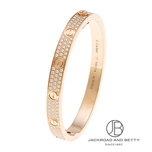 CARTIER　LOVEブレス　純正ダイヤ　Size17　未使用 LOVE（Cartier） （新品仕上げ済）カルティエ CARTIER LOVE