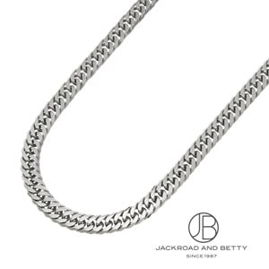 プラチナ pt850ダイヤモンド　ペンダント ネックレス　造幣局刻印あり PT850 6面 ダブル 46g 45cm ネックレス プラチナ 造幣局刻印有り
