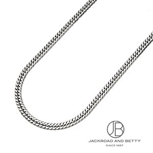 PT850 6面 ダブル 50g 60cm ネックレス プラチナ 造幣局刻印有り