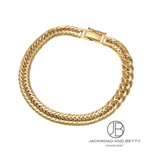 K18 12面 トリプル 18.4g 18cm ブレスレット 造幣局刻印有り[] Chain