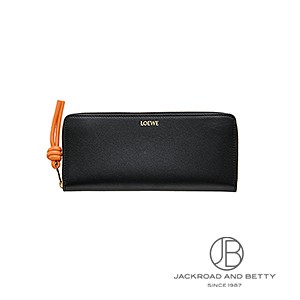 現行【未使用級】LOEWE ノット コンパクト ジップアラウンド ウォレット loe074.jpg