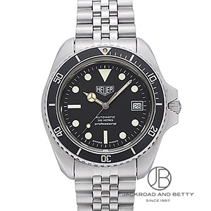 HEUER クォーツ ダイバーズウォッチ ビンテージ　ブラック/ゴールド HEUER クォーツ ダイバーズウォッチ ビンテージ ブラック/ゴールド