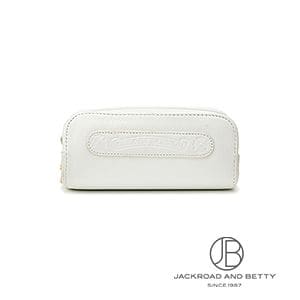 クロムハーツ メガネケース ポーチ 白 ホワイト レザー クロムハーツ