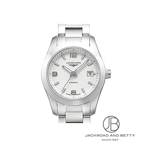 希少】ロンジン クォーツ コンクエスト L3.672.4 シルバー ロンジン