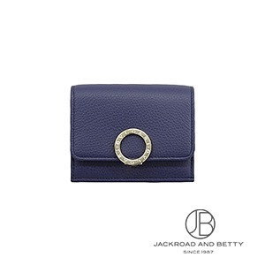 ブルガリ BVLGARI ブルガリブルガリ 三つ折り財布 財布 レザー レディース ネイビー系 292966 【新品】 BVLGARI（ブルガリ） 292966 ブルガリ・ブルガリ 三つ折り財布