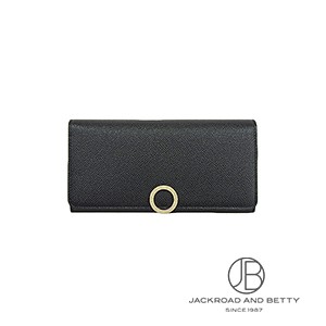 BVLGARI ブルガリ・ラージウォレット　PVCブラック BVLGARI（ブルガリ） 長財布 マン ラージウォレット 型押し グレイン