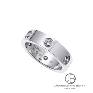 カルティエ　ラブリング　WG ラブリング 8号 WG フルパヴェ&6Pビス ダイヤ | CARTIER | LE