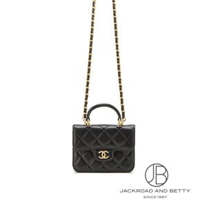 マトラッセ ミニミニ フラップバッグ ブラック 黒[] Matelasse Mini