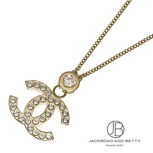 CHANEL シャネル ココマーク ネックレス ブラック×シルバー USED
