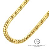 K18 6面 ダブル 80g 50cm ネックレス 造幣局刻印有り[] Kihei Necklace