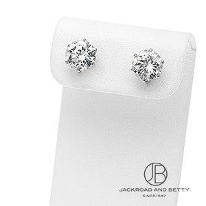 4ct G SI-1 ダイヤモンド スタッド ピアス[] Diamonds Stud Earring