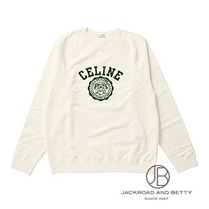 CELINE BLASON ルーズ スウェットシャツ／コットンフリース L