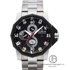 【希少.】CORUM コルム 腕時計 アドミラルズカップ ブラック 訳ありコルム CORUM 273.810.21 アドミラルズカップ レガッタ