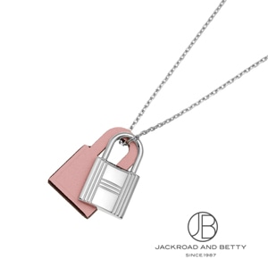 エルメス HERMES ネックレス \"O'Kelly ローズサクラ＆ゴールド HERMES☆エルメス☆O'Kellyオーケリー ペンダント ネックレス (HERMES