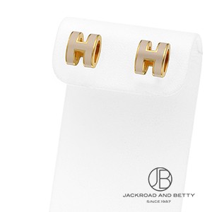 ポップH ミニ ピアス マロングラッセ ベージュ[H608002F 55] Pop H