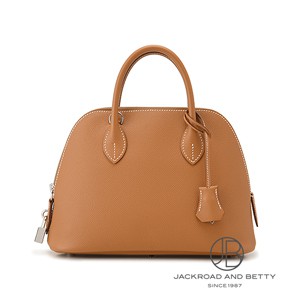 HERMES エルメス ボリード35 ブラウン ゴールド金具