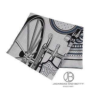 カレ140 カレジェアン 四輪馬車の車輪・バンダナ グレー[H244170S 10