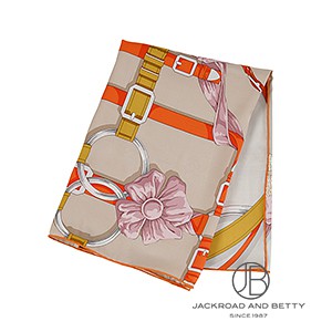 ☘️極美品☘️　HERMES カレ70　グラン・マネージュ・デタイユ カレ70 グラン・マネージュ・デタイユ グレージュ[H983256S 02