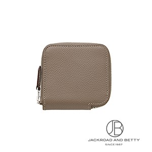 Hermes Azap エトゥープ ○Hermes Azap Long Silk-In Round Zipper Wallet Etoupe Beige Blue