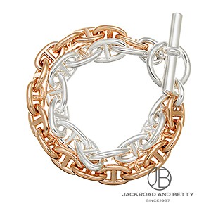 gm12コマブレスレット HERMES(エルメス) シェーヌダンクル GM12コマブレスレット シルバー