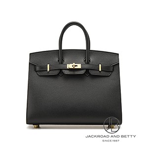 バーキン25 セリエ 外縫い ノワール ブラック 黒[] Birkin25 Sellier