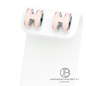 HERMES(エルメス)Pop H mini ピアス ローズドラジェ PG ポップH ミニ ピアス ローズドラジェ ピンク[H608002FD 85] Pop