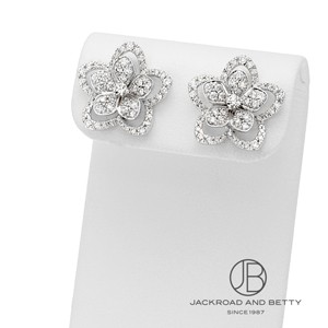 ワイルドフラワー ダイヤモンド スタッドイヤリング[RGE1669