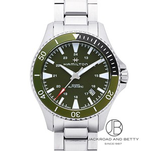 ハミルトン HAMILTON 腕時計 メンズ H82375161 カーキ ネイビー スキューバ オート 40mm KHAKI NAVY SCUBA AUTO 40mm 自動巻き（H-10/手巻き付） グリーンxシルバー アナログ表示