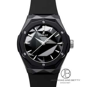 【新品】HUBLOT クラシック・フュージョン ストラップ ブラックアリゲーター Classic Fusion Titanium Black Shiny on Rubber 42 mm | Hublot