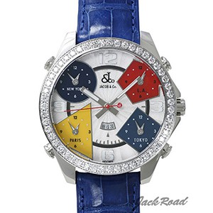 JACOB&Co. 5タイムゾーン(22mm)サテン フォールディングバックル JACOB&Co. 5タイムゾーン ベルトバックル アフターダイヤ - Jewelry