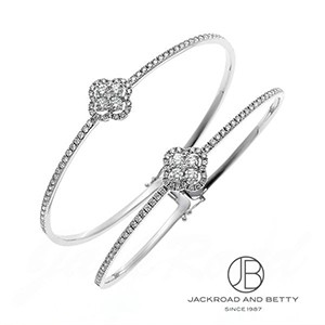 2連フラワーデザインダイヤモンドバングル[D:2.20ct] | ノー