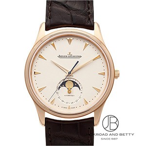 美品 ジャガールクルト マスターウルトラスリム 34mm 箱、ギャラ、尾錠付き マスター・ウルトラスリム・ムーン1248420ステンレススチール