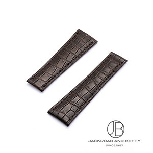 ✳️訳ありロレックス　腕時計 純正 クロコベルト 20mm ブラック heartfields_leatherbeltcroco