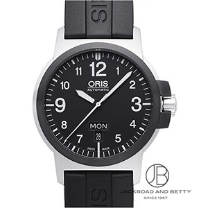 ORIS パイロットウォッチ　BC3 ブラック／アイボリー パイロットウォッチをモチーフに。ビッグクラウン搭載 ORIS BC3