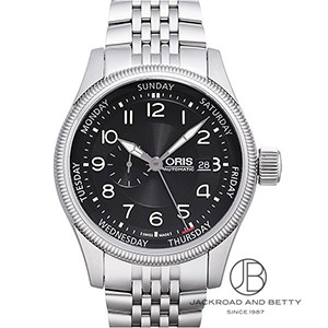 【美品】オリス/ORIS ビッグクラウン スモールセコンド ポインターデイ ビッグクラウン スモールセコンド ポインターデイ[745 7688