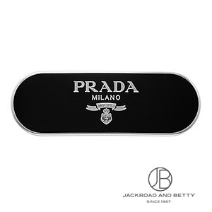 PRADA メタル　ヘアクリップ　バレッタ　正規品 PRADA メタル ヘアクリップ バレッタ 正規品 国内買付【PRADA】メタル