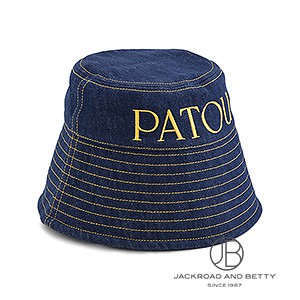 Patou オーガニックコットン バケットハット オーガニックコットンデニム製 パトゥ バケットハット
