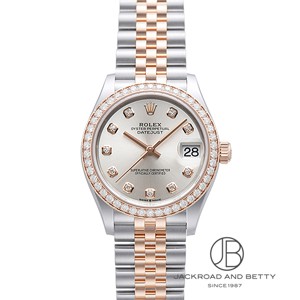 date just自動巻き時計 シルバー/ローズゴールド ロレックス/デイトジャスト/シルバー/クロノメーター/Rolex