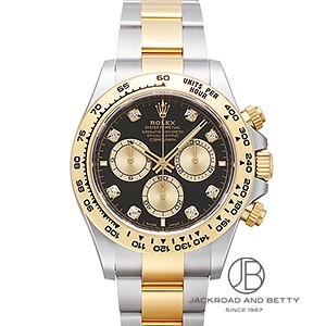 自動巻き高級腕時計 デイトナ ブラック/ゴールド クロノグラフ 楽天市場】クロノグラフ 自動巻き（シリーズデイトナ