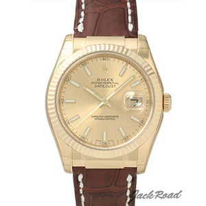 ROLEX ロレックス 腕時計 デイトジャスト ロレックス デイトジャスト Ref-16238 18kyg Onyx Dial Sir-T（RD-02
