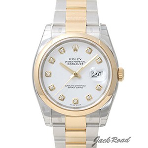 ROLEX 自動巻き 腕時計 シルバー/ゴールド 1989 Rolex Datejust 16233 Stainless Steel & 18k Gold 36mm