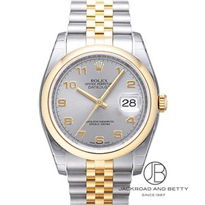 ジム2 Rolex Datejust 36 116203, Steel & Gold, Champagne Diamond