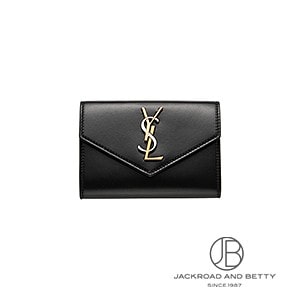 美品✭男女兼用/サンローラン　長財布 黒+ゴールド 楽天市場】サンローラン 長財布の通販