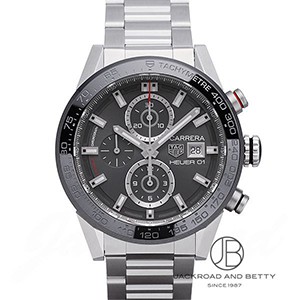 タグホイヤー CAR201V カレラ クロノグラフ キャリバーホイヤー01 カレラ キャリバー ホイヤー01 クロノグラフ[CAR201W.BA0714