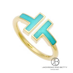 Tワイヤー ターコイズ リング[64027697] T-wire Turquoise Ring