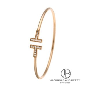 Tワイヤー ダイヤ ブレスレット ラージ[33450818] T Wire Diamond